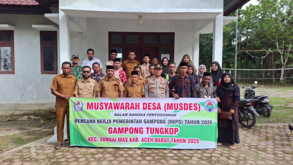 Musyarawah Rencana Kerja Pemerintah Gampong 